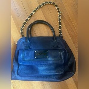 Beautiful Navy Blue Marc Jacobs leather purse. Like new